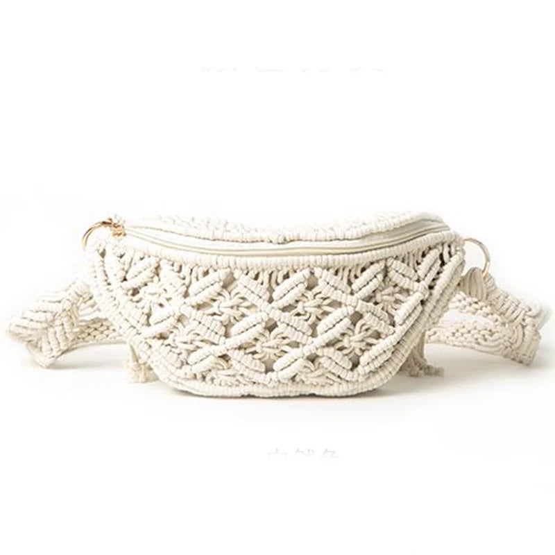 Borsa crochet bianca - Bianco