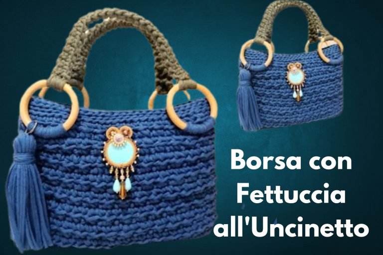 Borsa Con Fettuccia All Uncinetto Tutorial