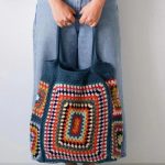 Borsa uncinetto mattonella granny