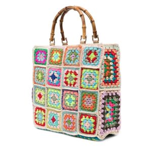 Borse in juta fatte a mano uncinetto