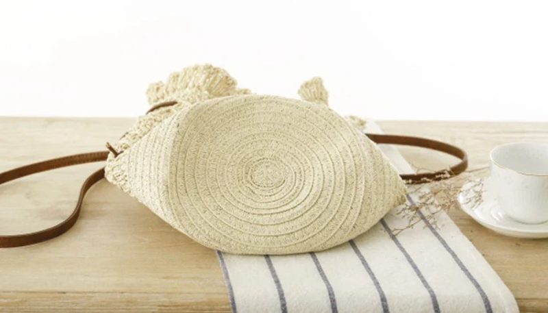 Borsa a secchiello all’uncinetto