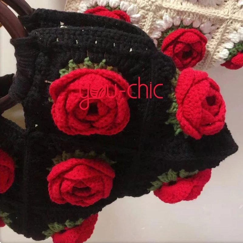 Borsa con fiore africano