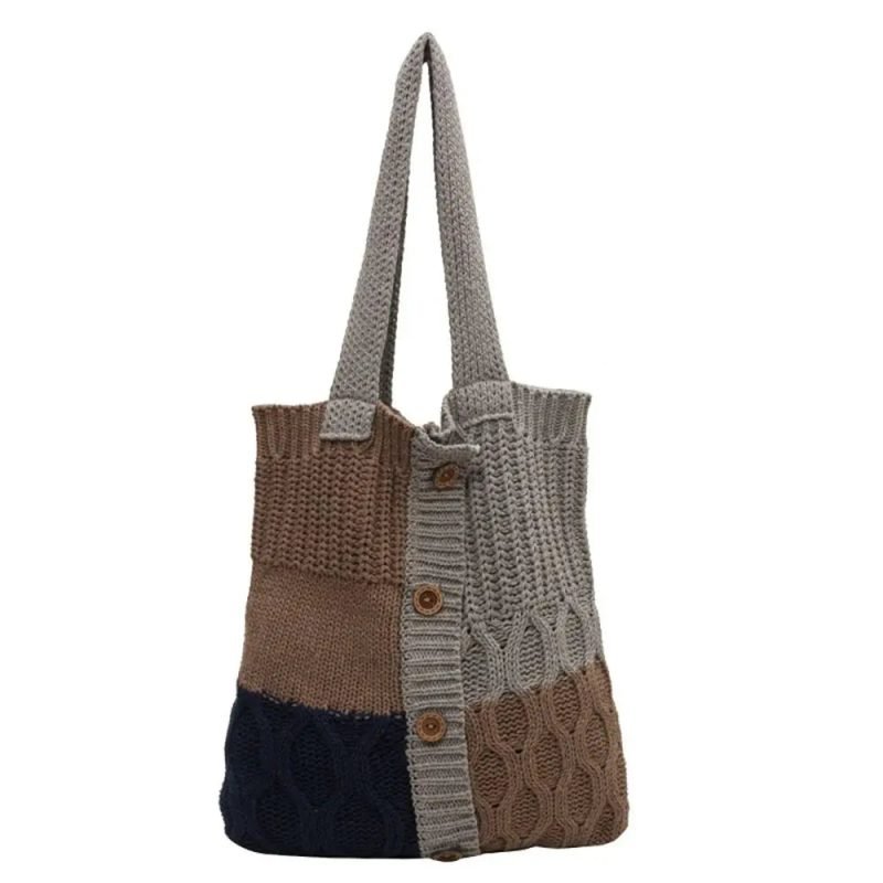 Borsa estate uncinetto - Grigio