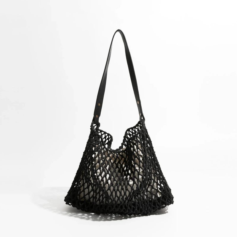 Borsa filet uncinetto - 4