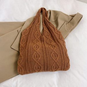 Borsa in lana uncinetto - 1