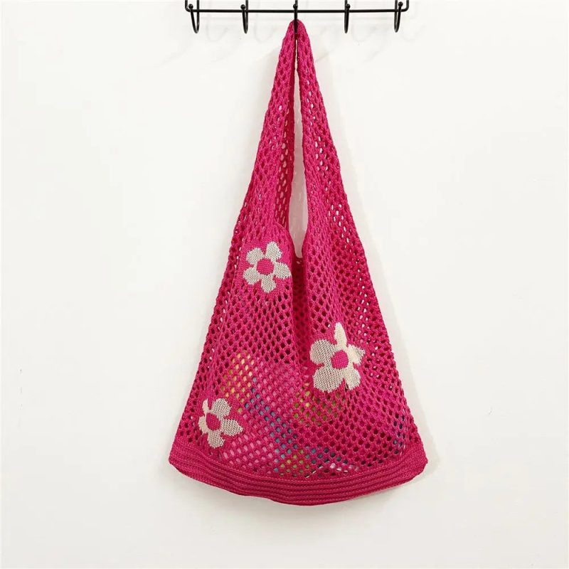 borsa-mare-a-uncinetto-rosso-rosa-209 Borsa mare a uncinetto - Rosso rosa