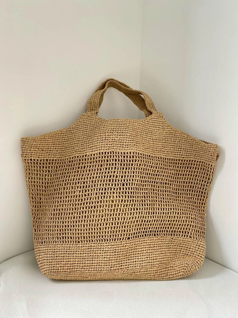 Borsa mare in rafia