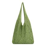 Borsa tracolla uncinetto shabby - Verde
