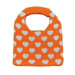 Borsa uncinetto arancione - Arancione