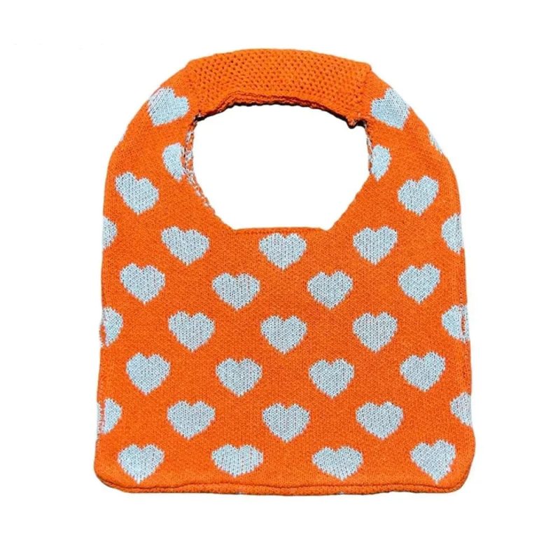 Borsa uncinetto arancione - Arancione