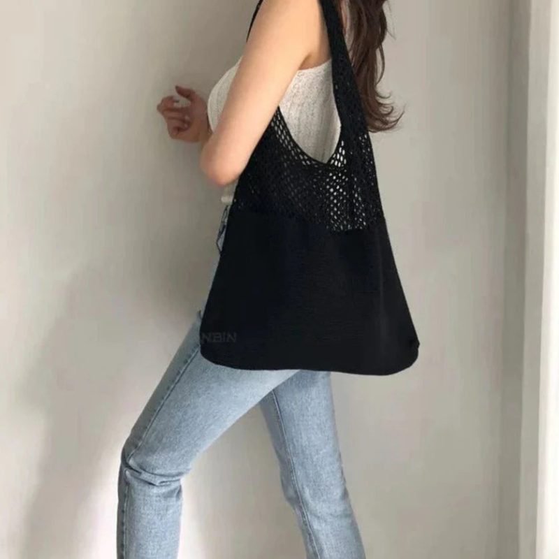 Borsa uncinetto patchwork