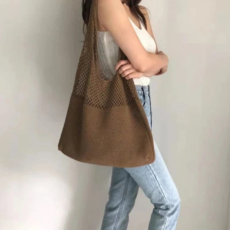 Borsa uncinetto patchwork