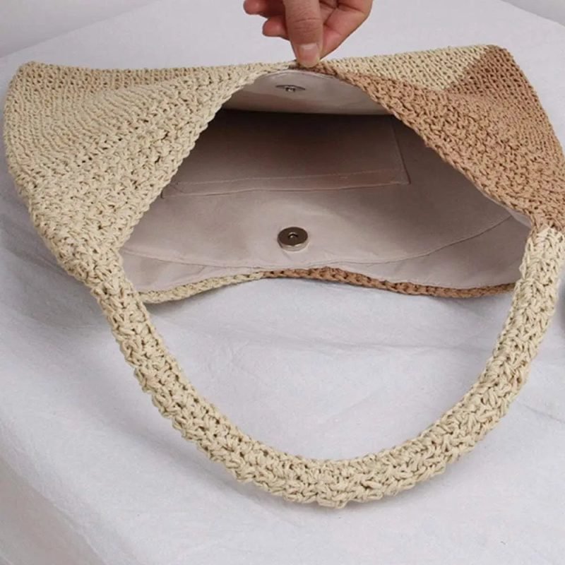 Borsa uncinetto rafia