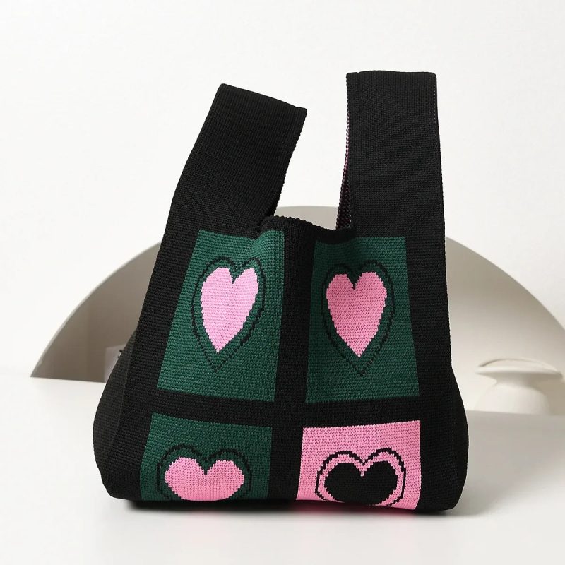 Borse a uncinetto fatte a mano - B