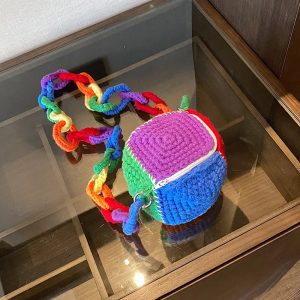 Borse a uncinetto in cotone