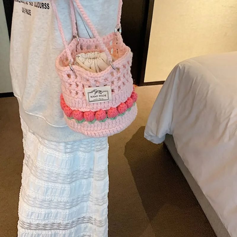 Borse all’uncinetto in cotone