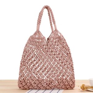 Borse estive di rafia - Pink 48cmx35cm