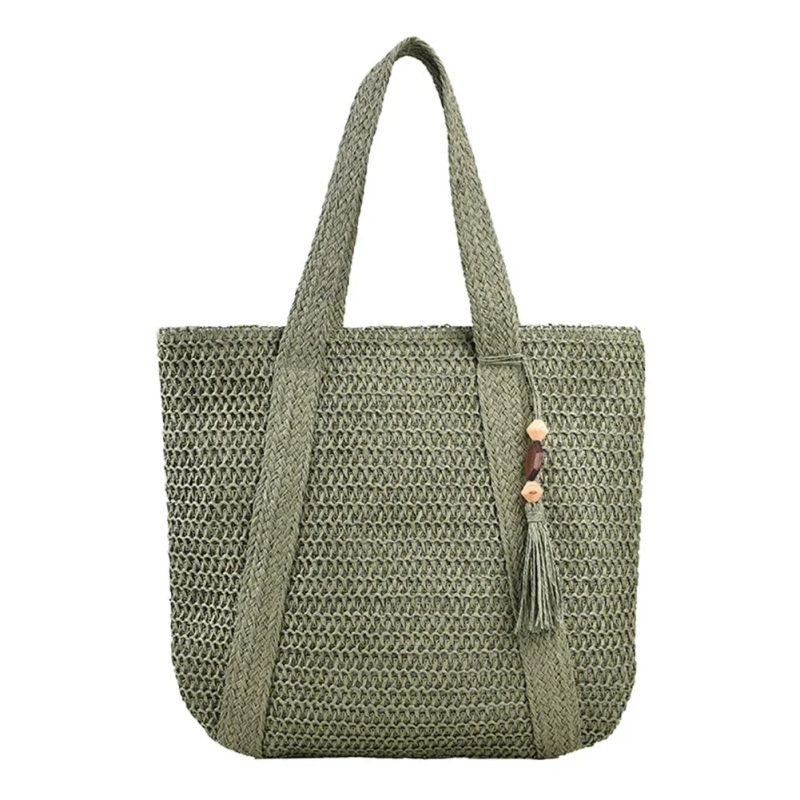 Borse fatte con la rafia - Green / CHINA