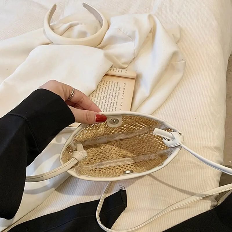 Borse in rafia a uncinetto