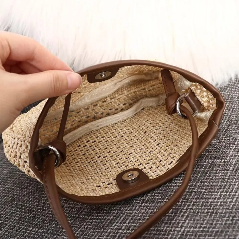 Borse in rafia a uncinetto