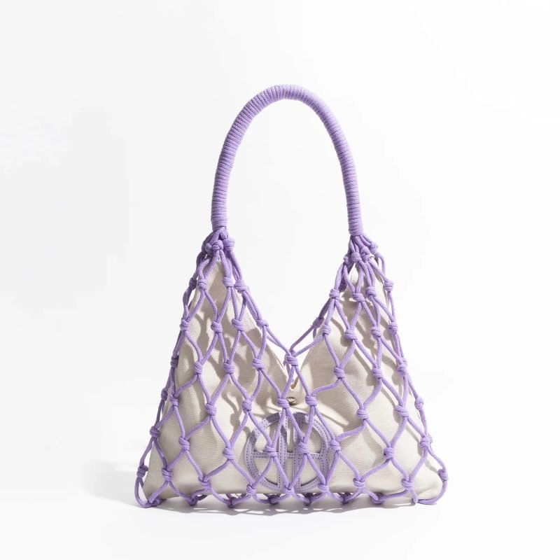 Borse su rete all’uncinetto