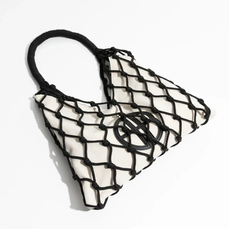 Borse su rete all’uncinetto