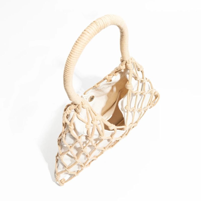 Borse su rete all’uncinetto