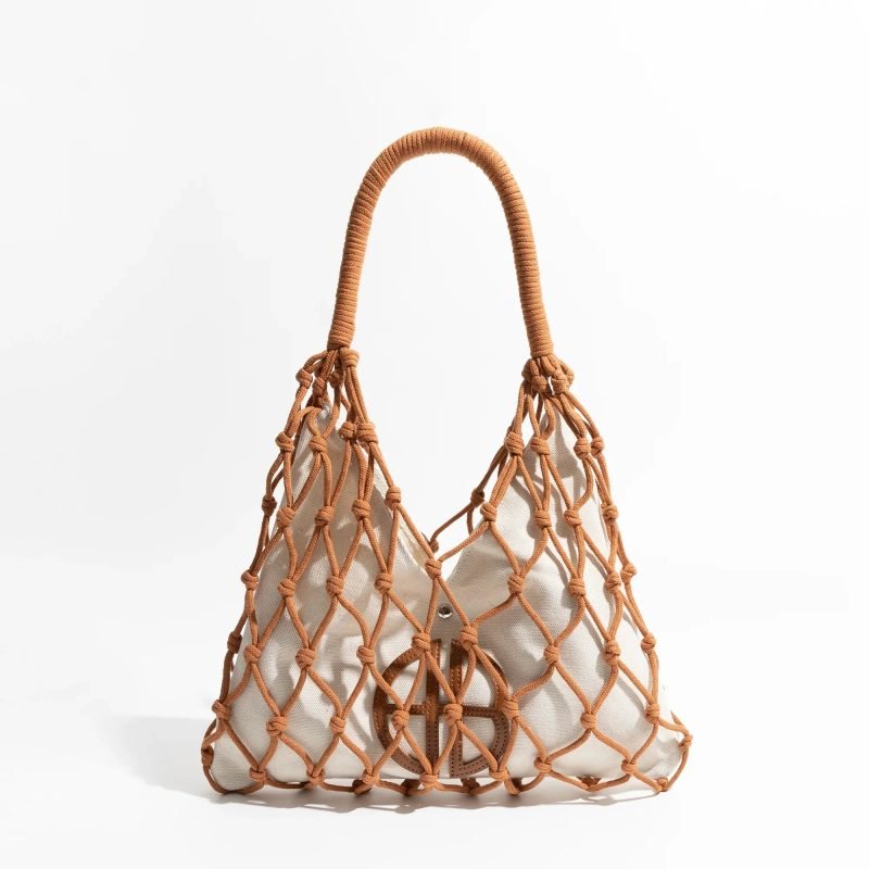 Borse su rete all’uncinetto - B