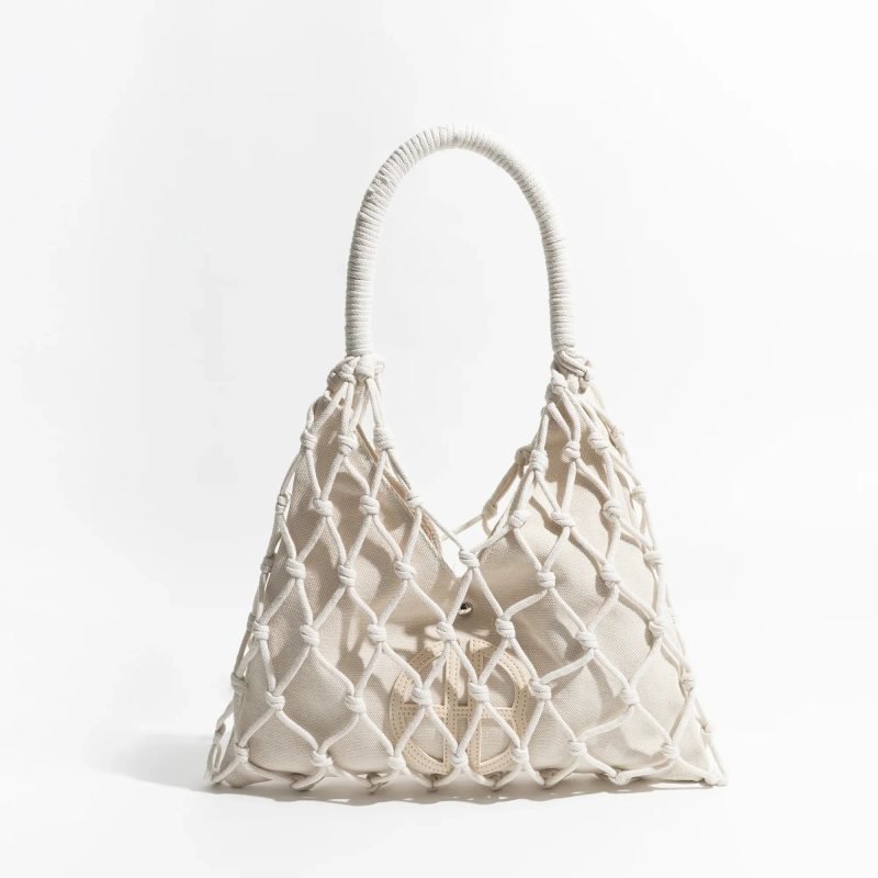 Borse su rete all’uncinetto - D