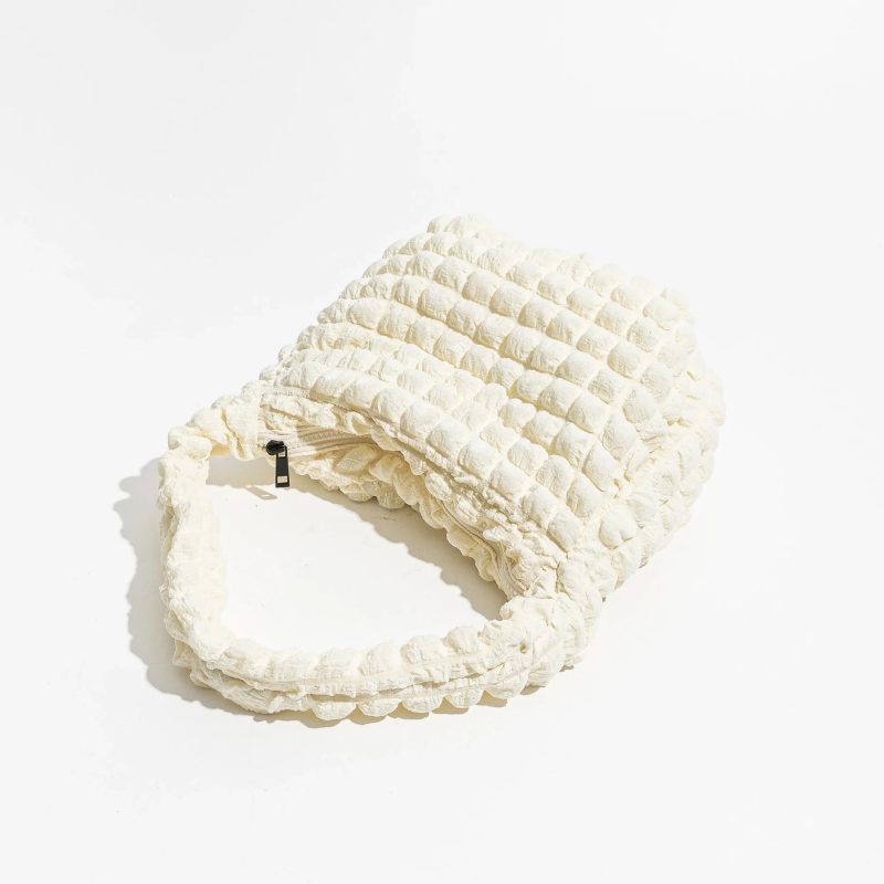 Borse uncinetto bianche