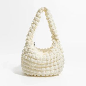 Borse uncinetto bianche