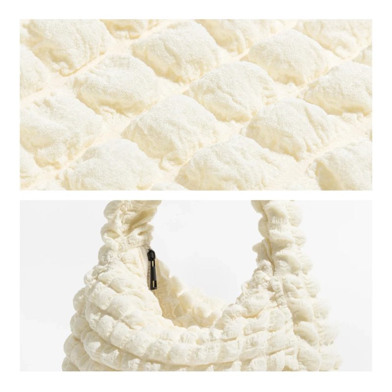 Borse uncinetto bianche