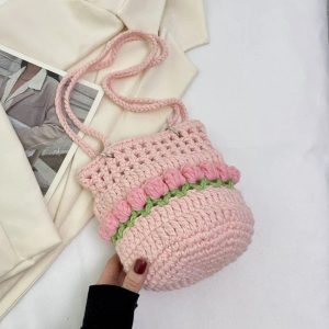 Mini borse all’uncinetto