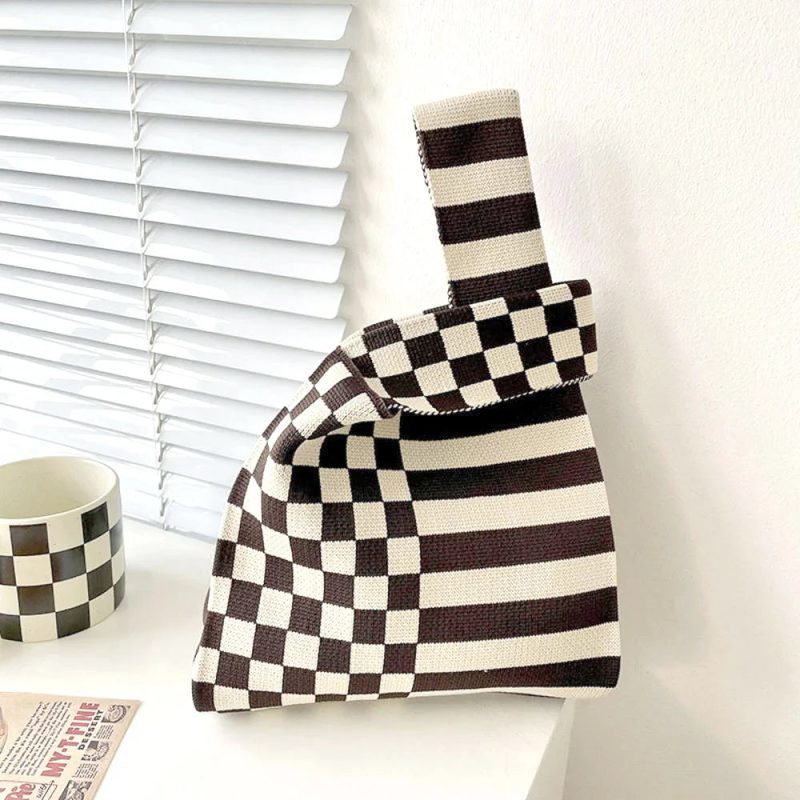 Moda borse uncinetto - Caffè