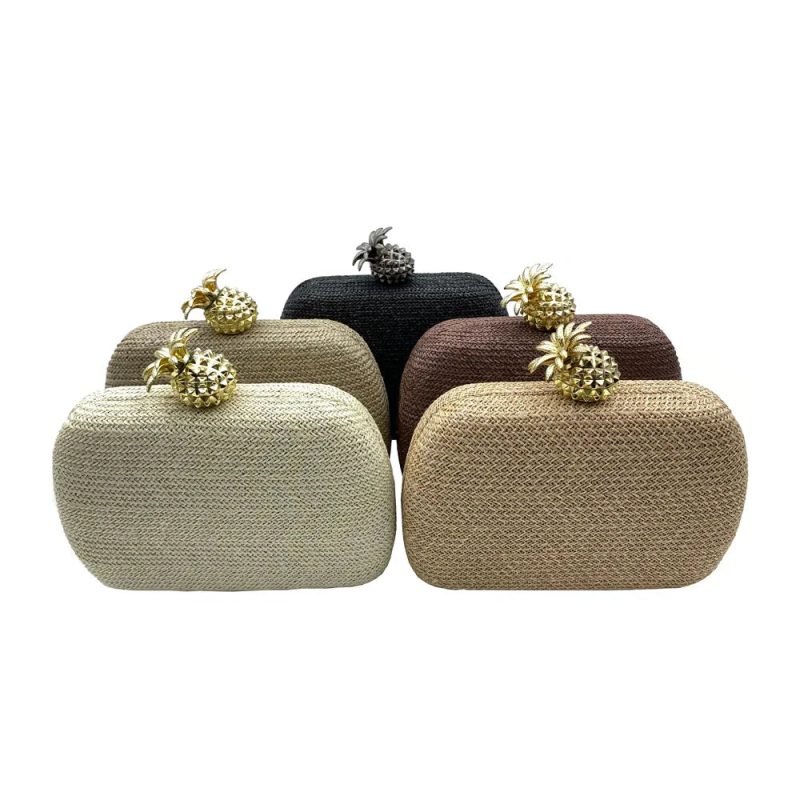 Pochette rafia uncinetto