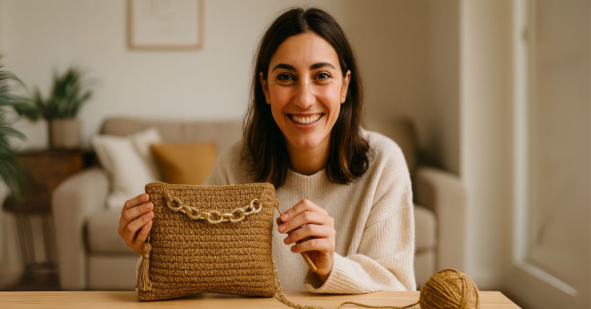 Borse Uncinetto con Catena