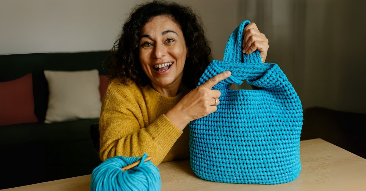 Borsa Nodo Giapponese Uncinetto