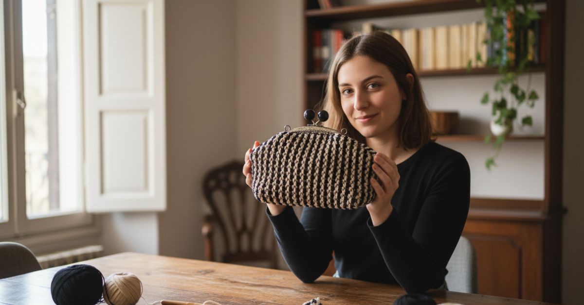 Borse Uncinetto Bicolore