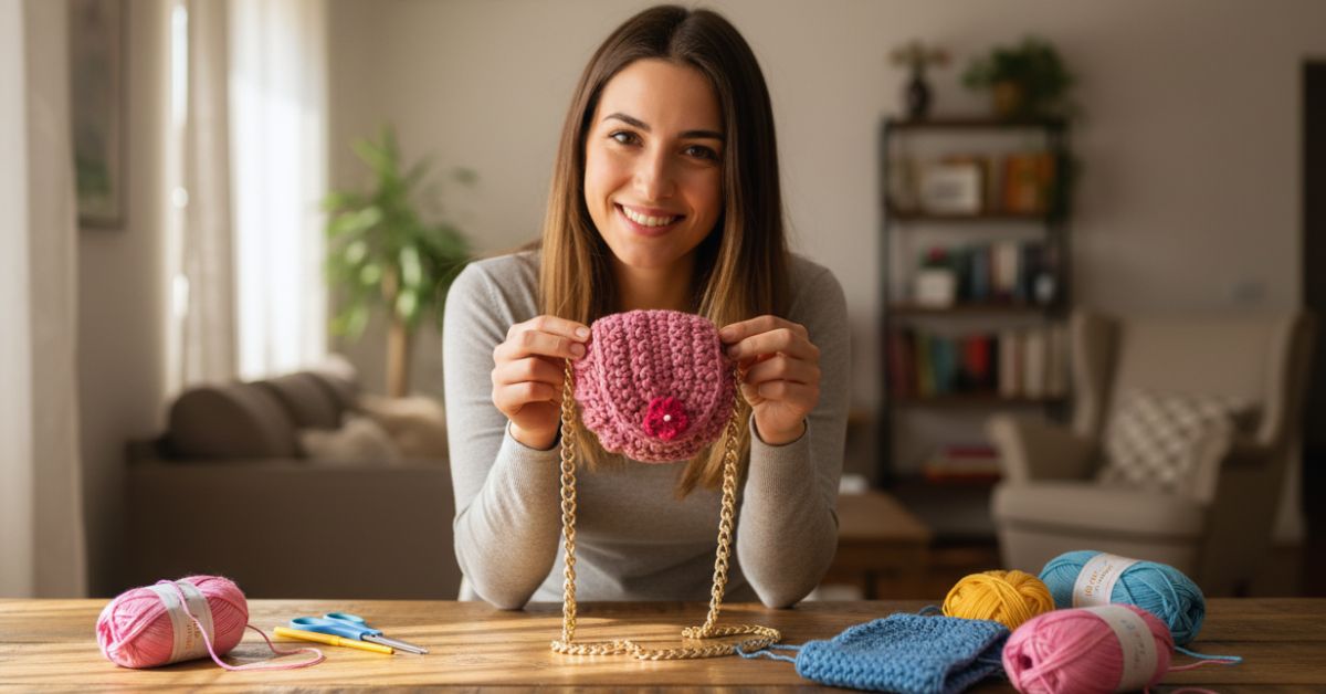 Borsette Piccole all'Uncinetto