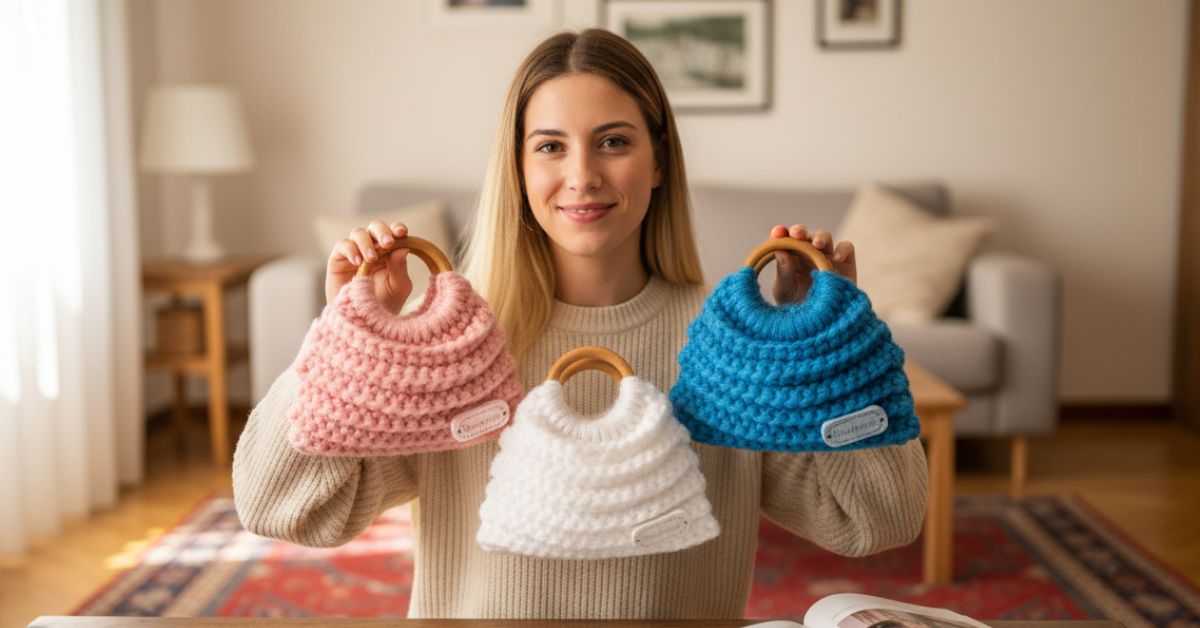 Mini Borse all'Uncinetto