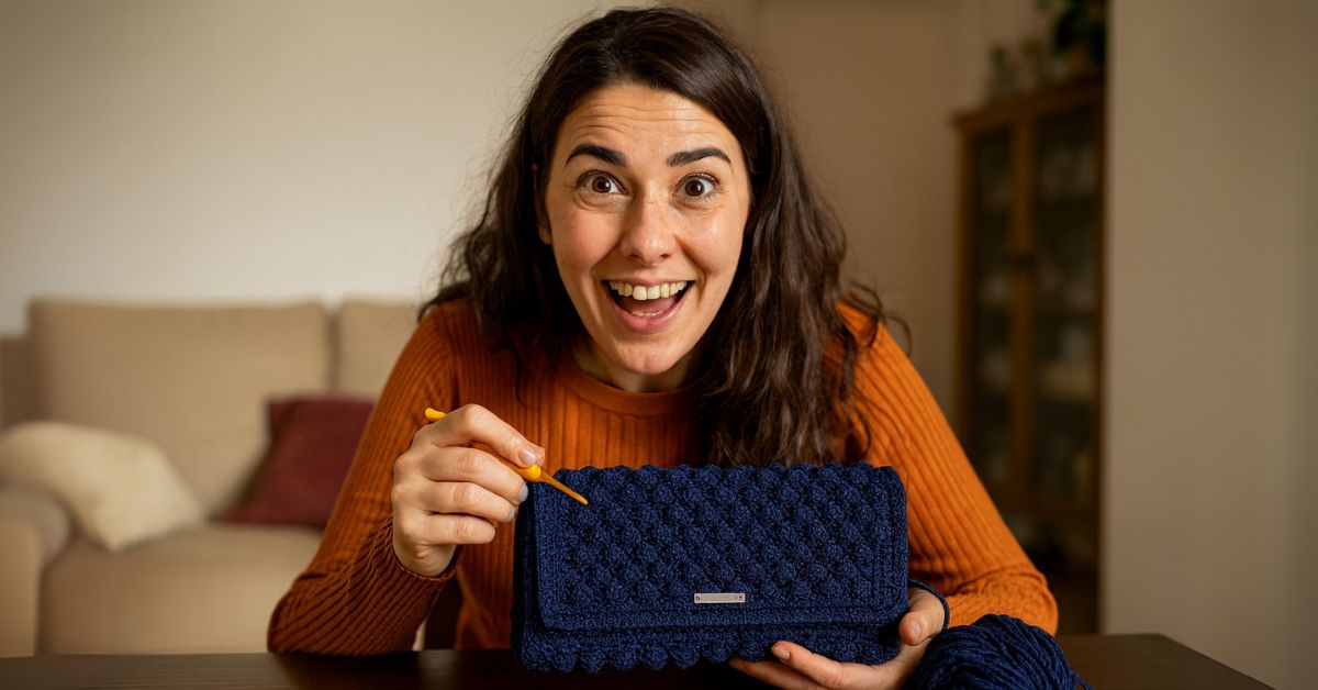 Tutorial Borsa Uncinetto Punto Nocciolina