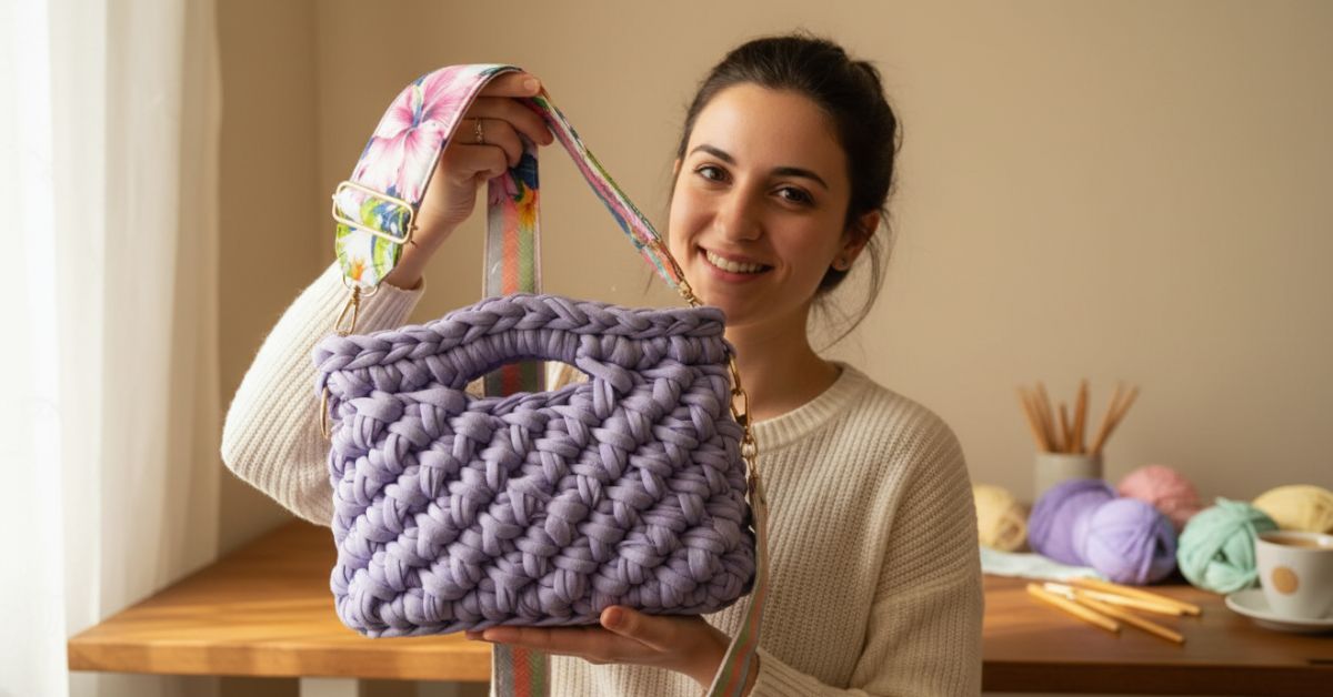 Borse Fettuccia Uncinetto