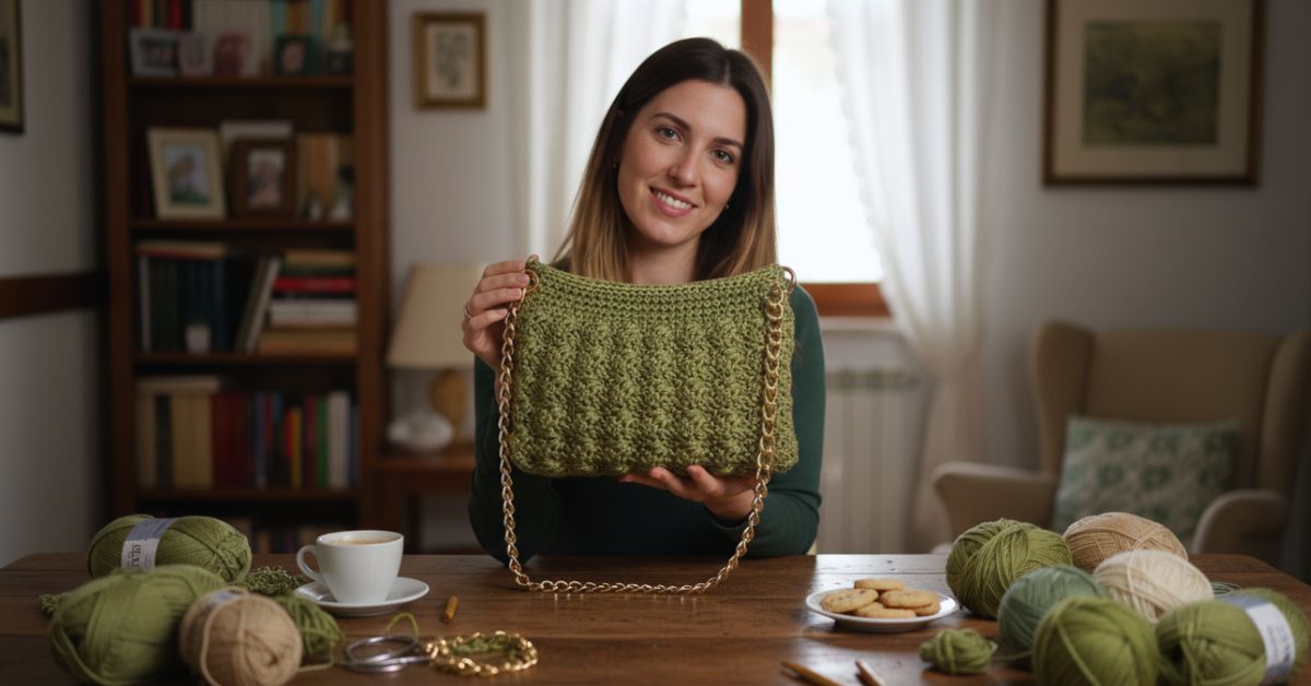 Borsa Olga all'uncinetto il tutorial facilissimo per un accessorio di tendenza