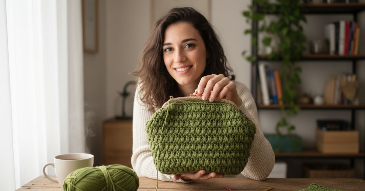 Borsa clic clac all'uncinetto il tutorial facile per un accessorio chic e unico