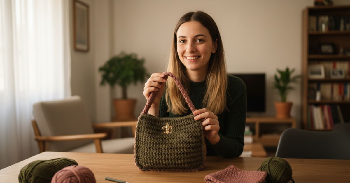 Borsa invernale all'uncinetto il tutorial semplice per un accessorio di lusso