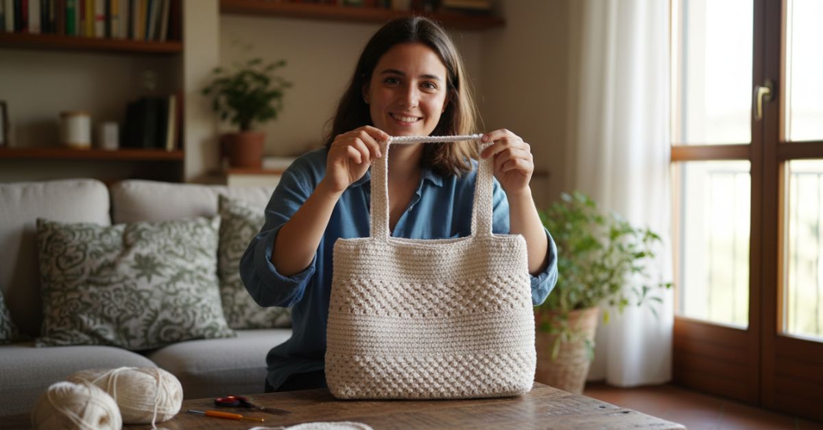 Borsa mare uncinetto tutorial realizza questa borsa enorme con un solo punto