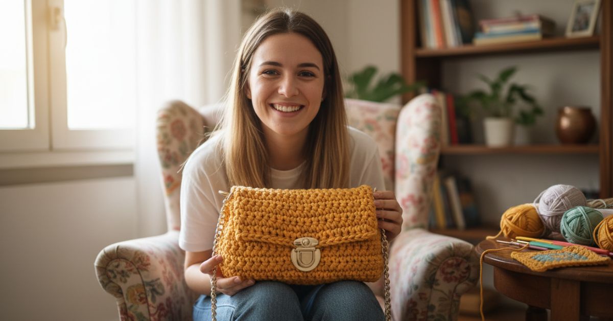 Borsa uncinetto fai da te il trucco per crearne una bellissima in sole 2 ore