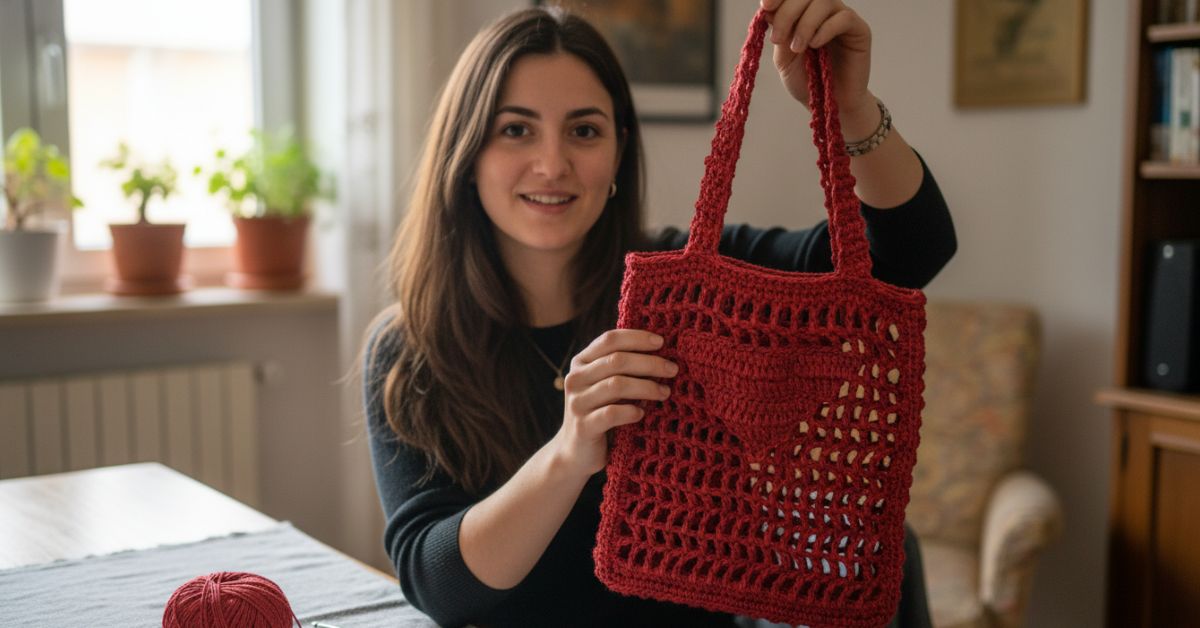 Tendenza borse uncinetto realizza il modello iconico di Prada con questo schema