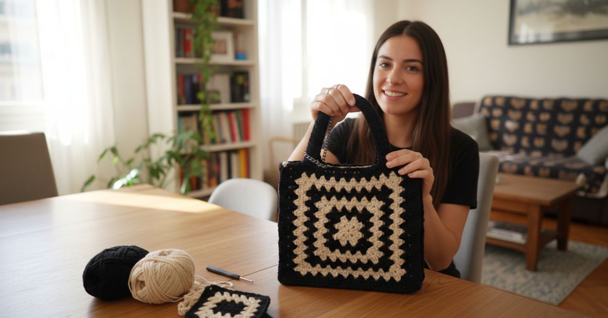 Tutorial borsa granny uncinetto realizza la borsa più amata del momento in poche mosse