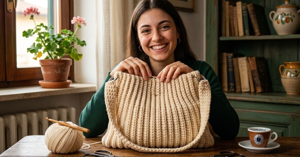 Borsa uncinetto cordino 2026 il tutorial semplice per un look chic fatto da te